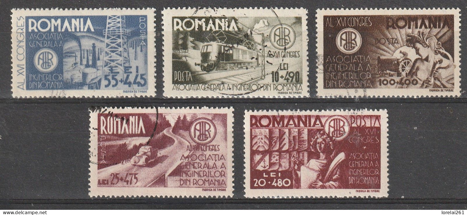 1945 -  Association Générale Des Ingénieurs Mi No 903/907 - Gebraucht