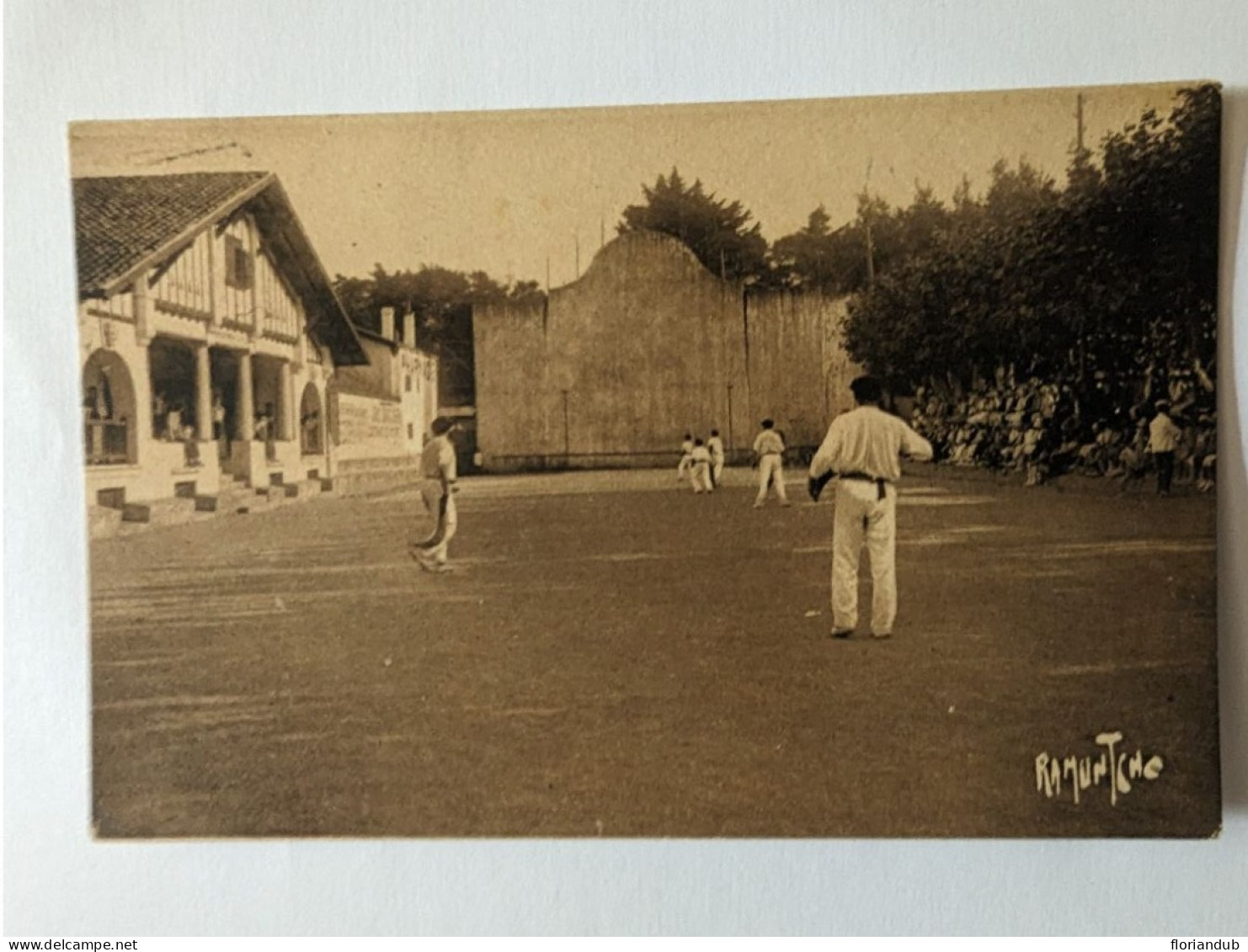 CP -  Pays Basque Fronton De Guéthary Ramuntche - Guethary