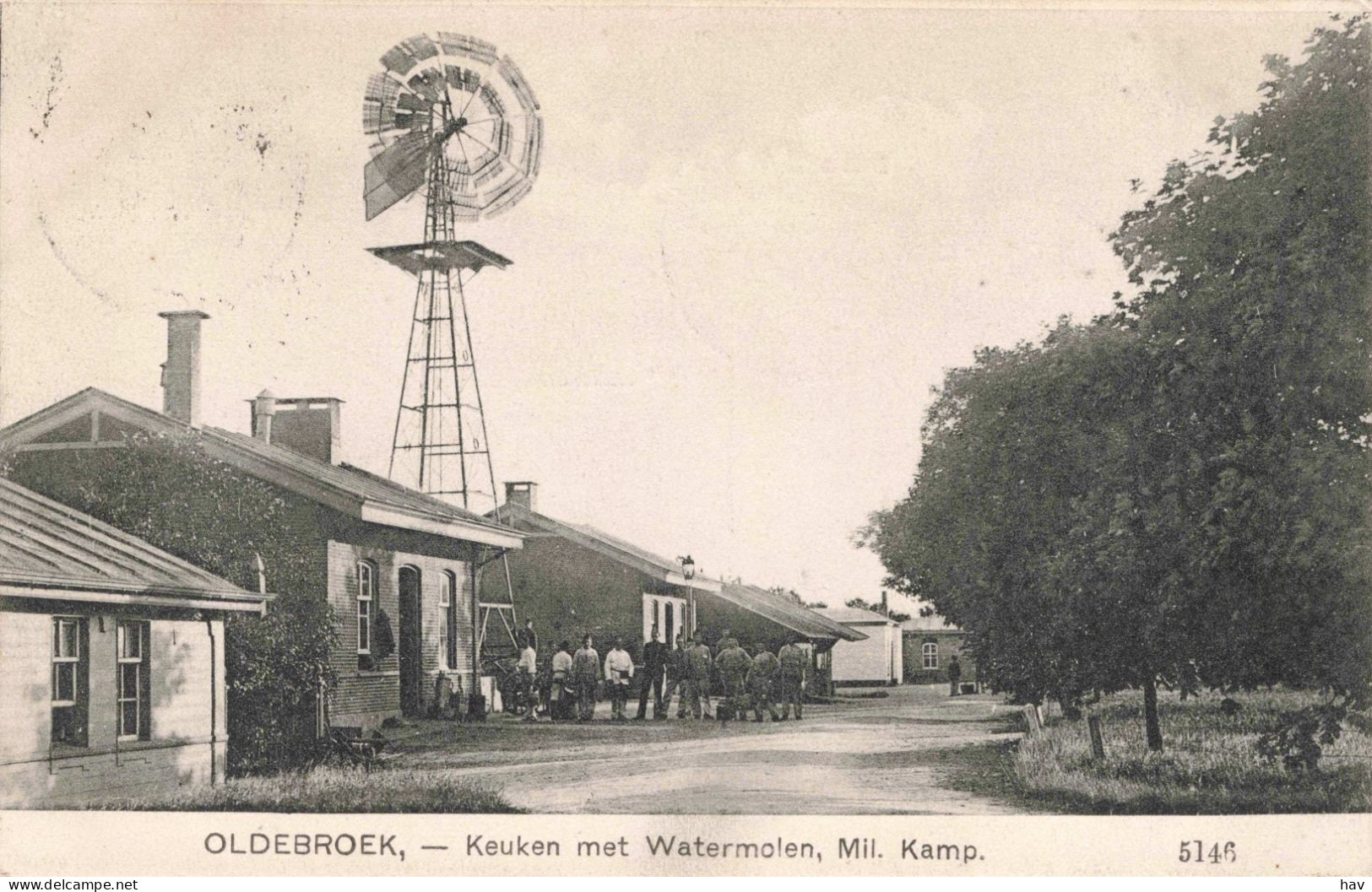 Oldebroek Kamp Keuken Met Watermolen 3387 - Sonstige & Ohne Zuordnung