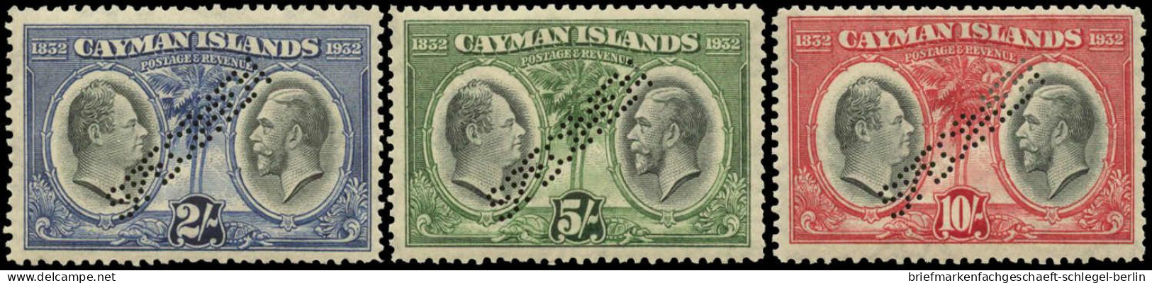 Kaiman-Inseln, 1932, 70-81 Spec., Ungebraucht - Kaimaninseln