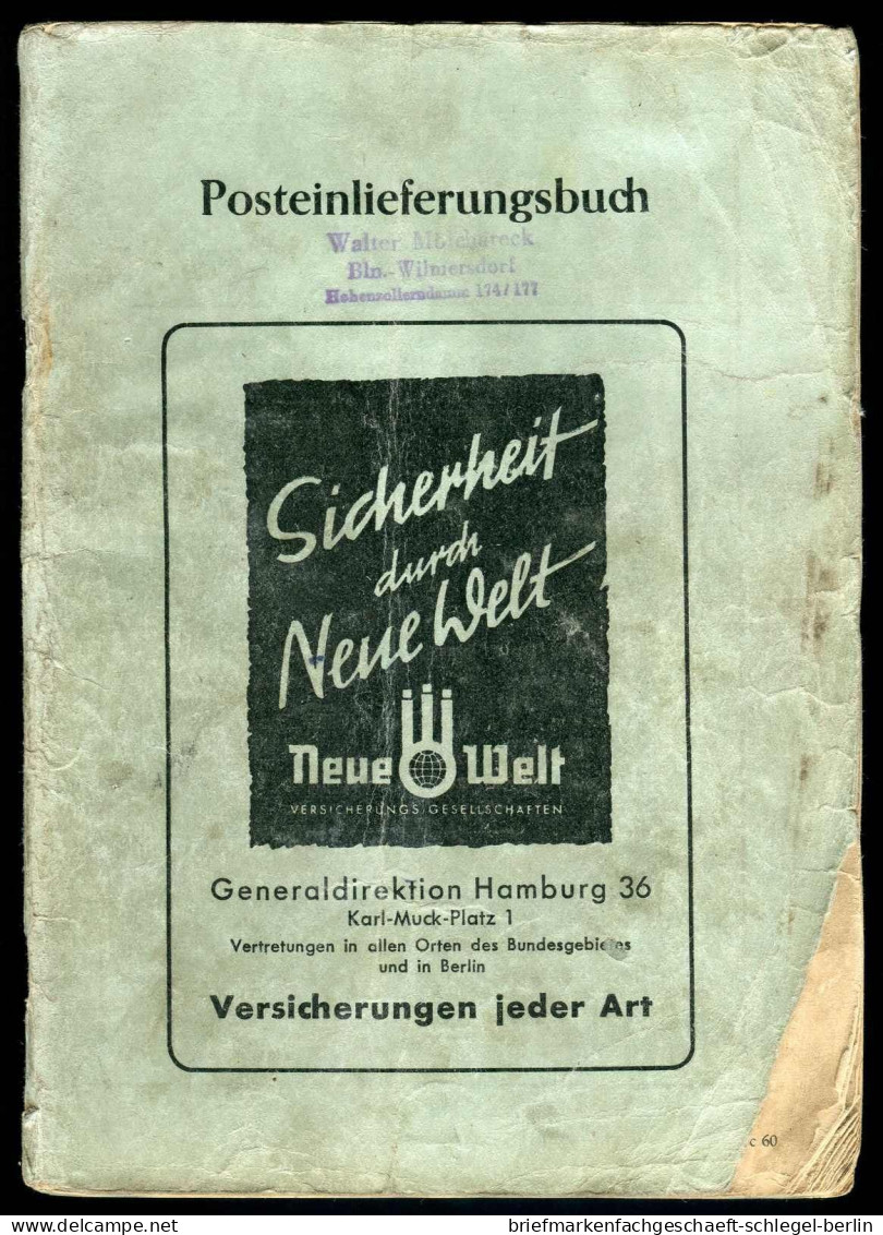 Berlin, 1951, 50(3) U.a., Brief - Autres & Non Classés