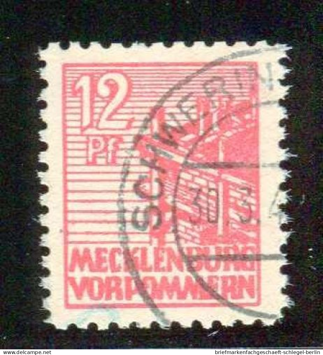 SBZ - Mecklenburg Vorpommern, 1946, 36 Zb, Gestempelt - Autres & Non Classés