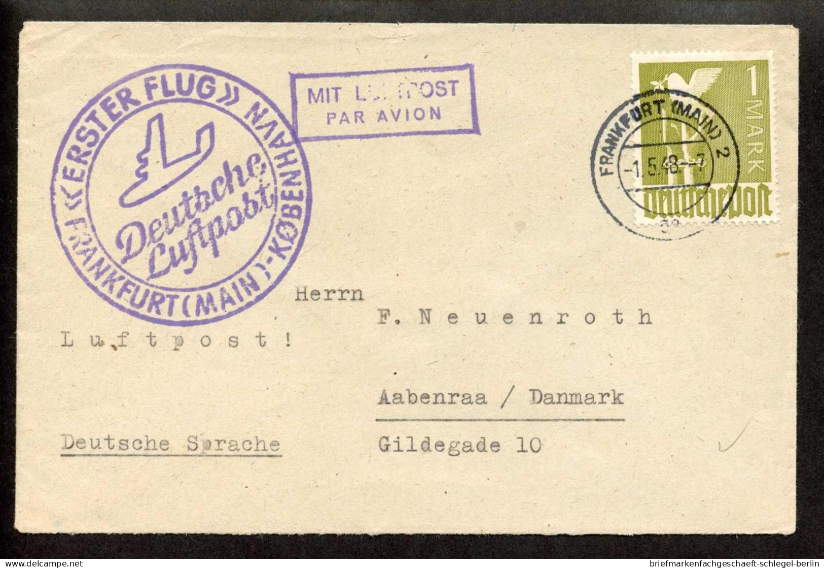 Amerik.+Brit. Zone (Bizone), 1948, 959 EF, Brief - Brieven En Documenten