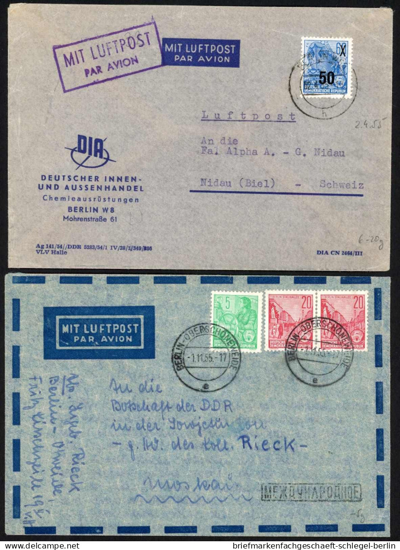 DDR, 1955, 441 EF - U.a., Brief - Autres & Non Classés