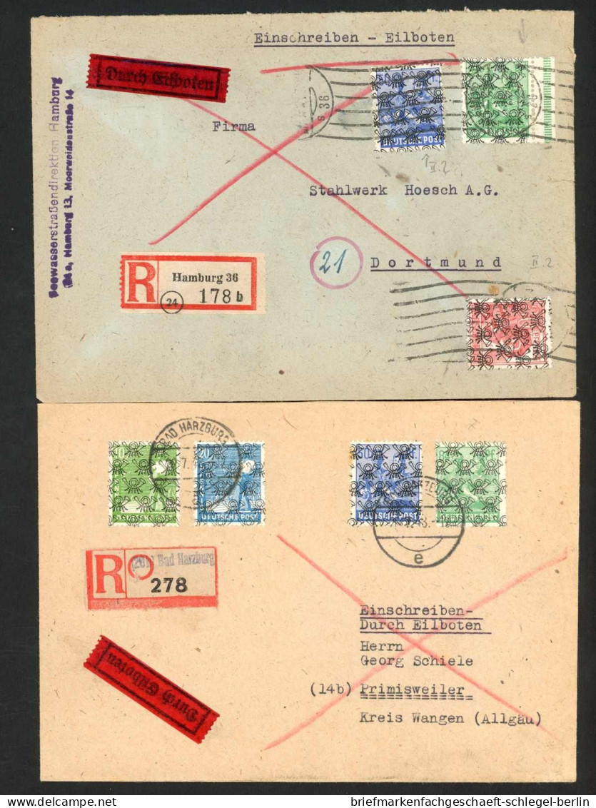 Amerik.+Brit. Zone (Bizone), 1948, 46 II, 48 II, 51 II - 39 II, ... - Otros & Sin Clasificación