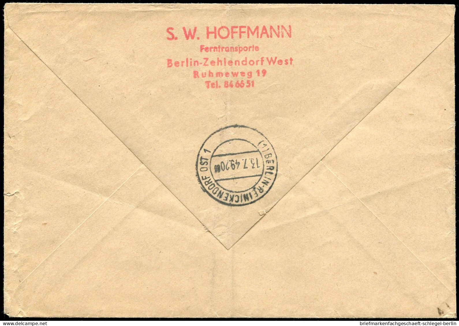 Berlin, 1949, 32 EF, Brief - Other & Unclassified