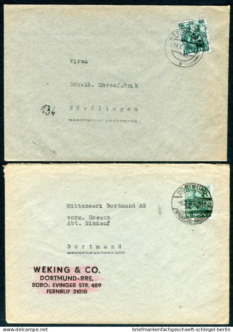 Amerik.+Brit. Zone (Bizone), 1948, 38 II(2) - 42 I - 42 II U.a., ... - Sonstige & Ohne Zuordnung