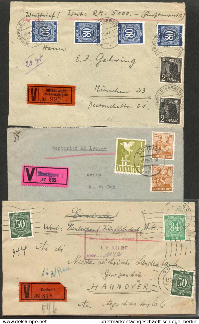 Gemeinschaftsausgaben, 1947, 932(2)+936 - 951(2)+959 - ... - Sonstige & Ohne Zuordnung