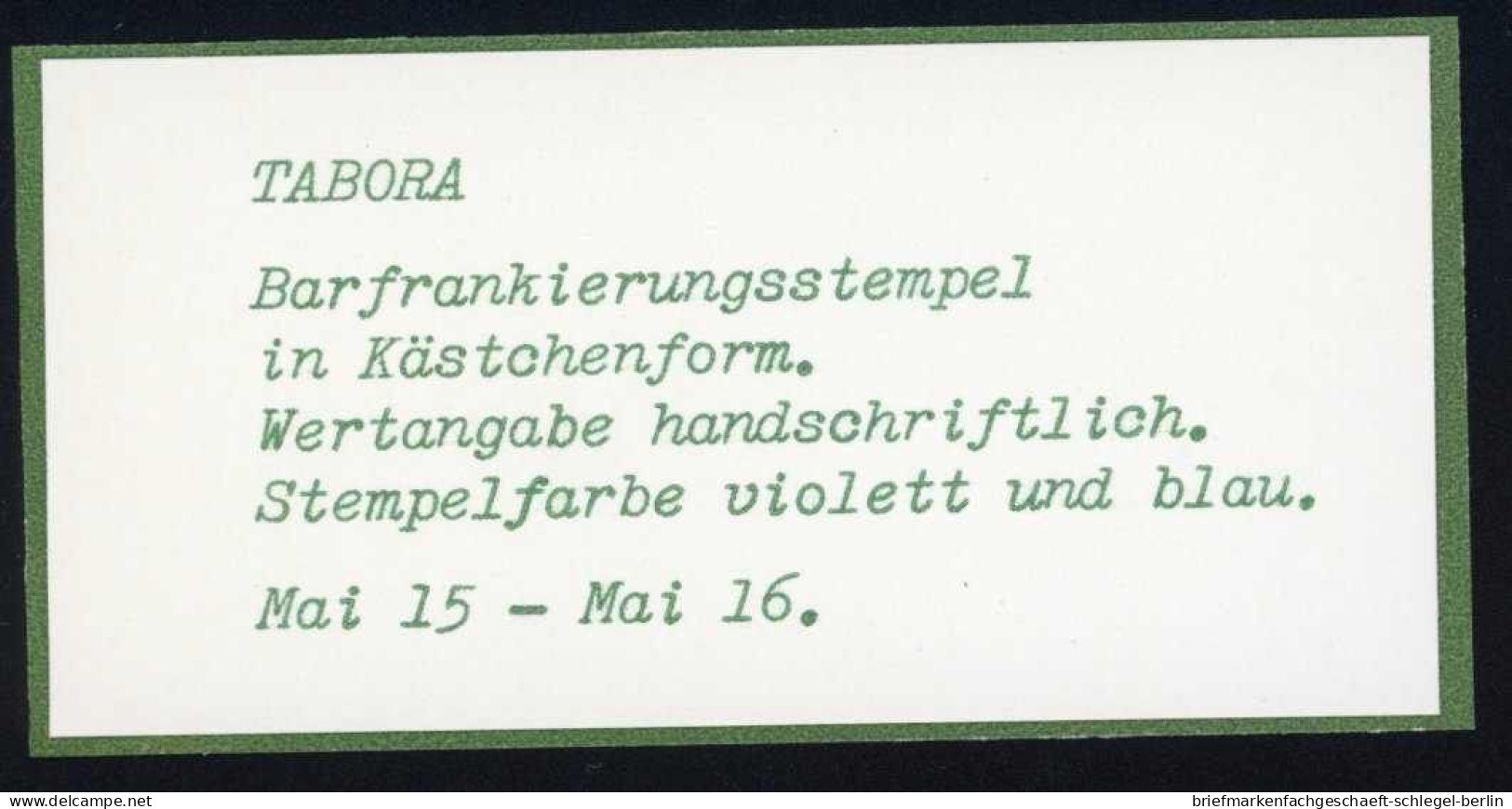 Deutsche Kolonien Deutsch Ostafrika Barfrankierungsstempel, Brief - Ehemalige Dt. Kolonien