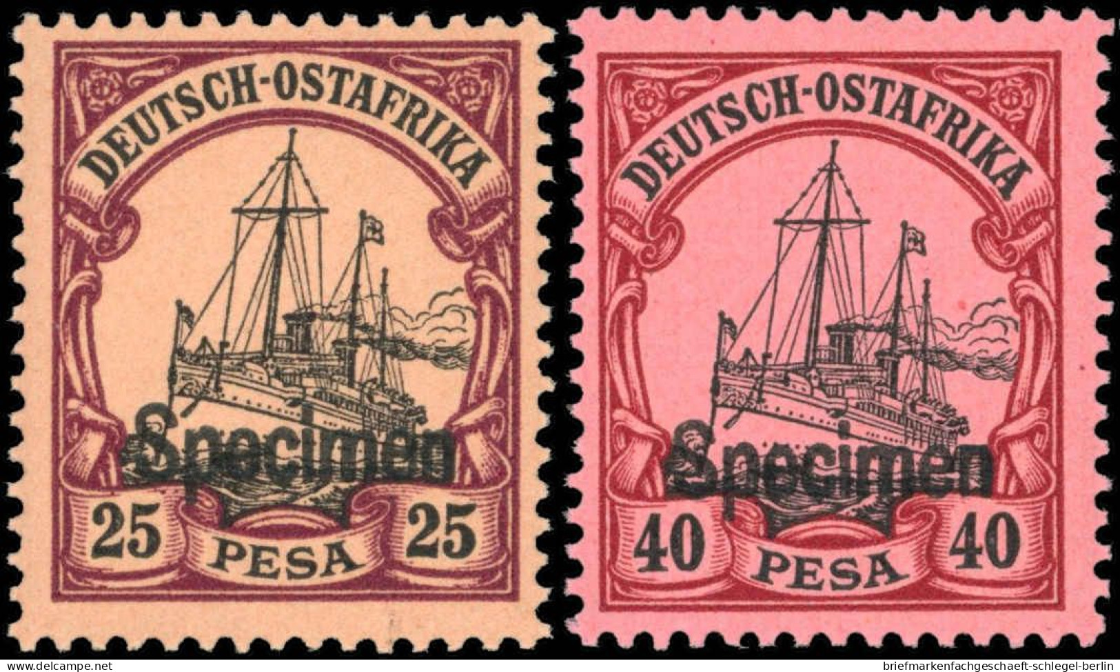 Deutsche Kolonien Ostafrika, 1901, 11-18 SP, Postfrisch - German East Africa