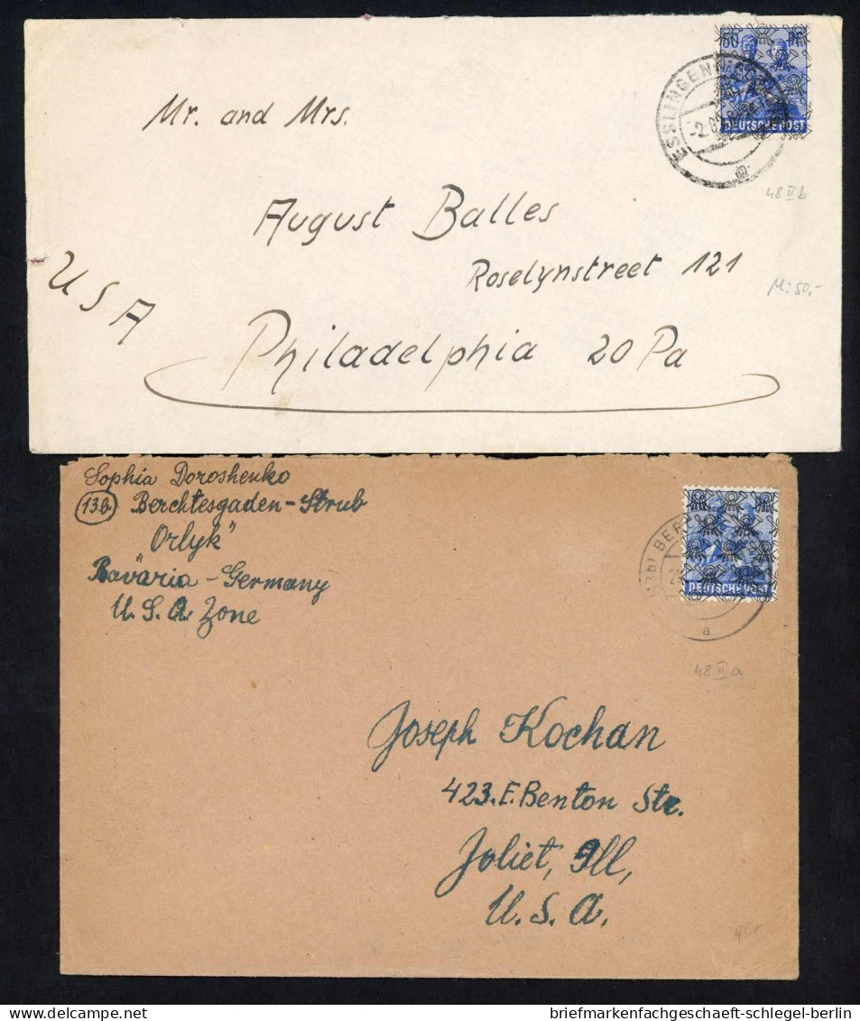 Amerik.+Brit. Zone (Bizone), 1948, 48 II EF, Brief - Storia Postale