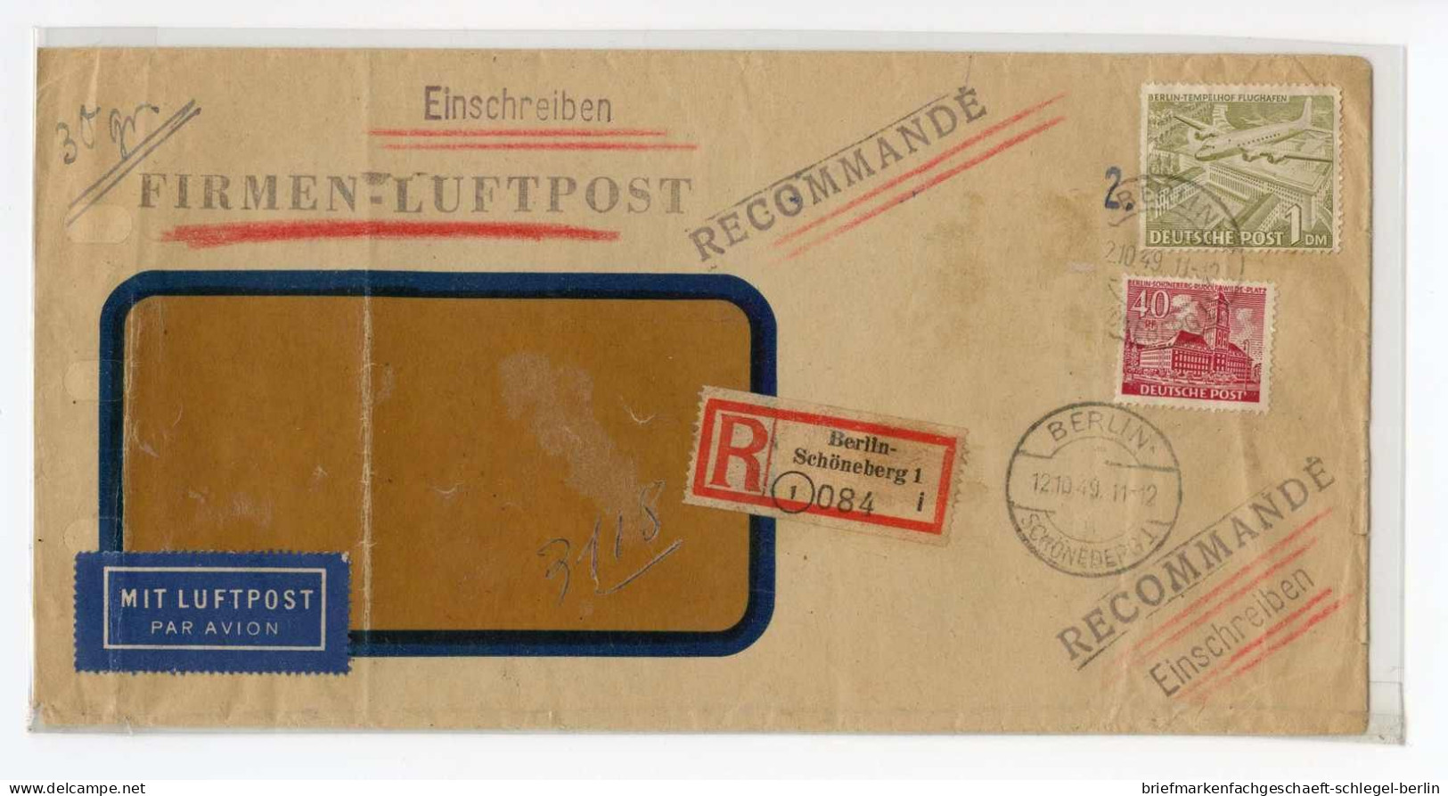 Berlin, 1949, 57, 52 +?, Brief - Other & Unclassified