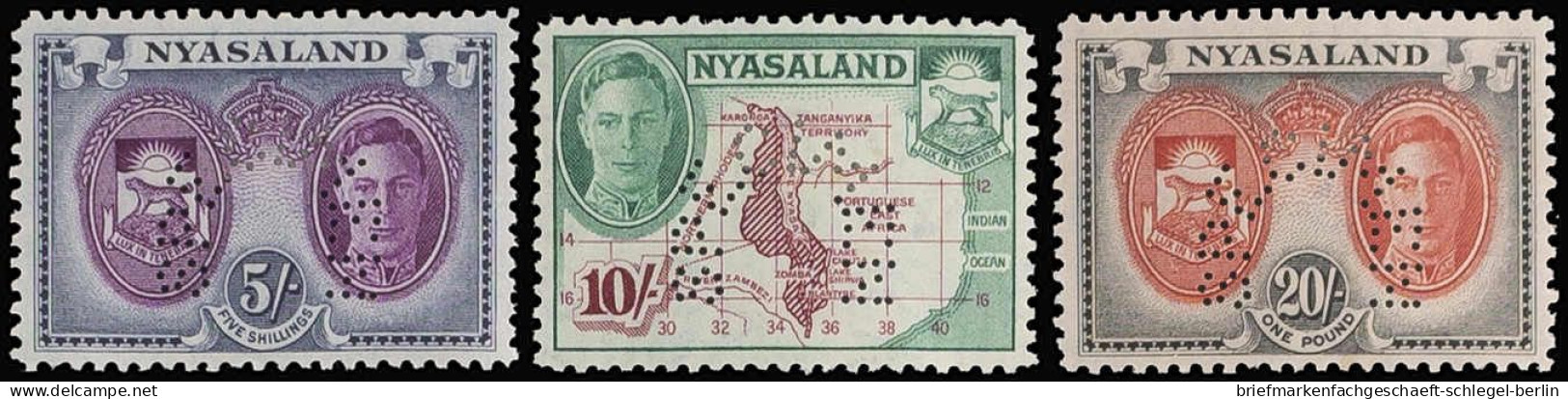 Nyassaland, 1945, 70-83 Spec., Ungebraucht - Sonstige - Afrika