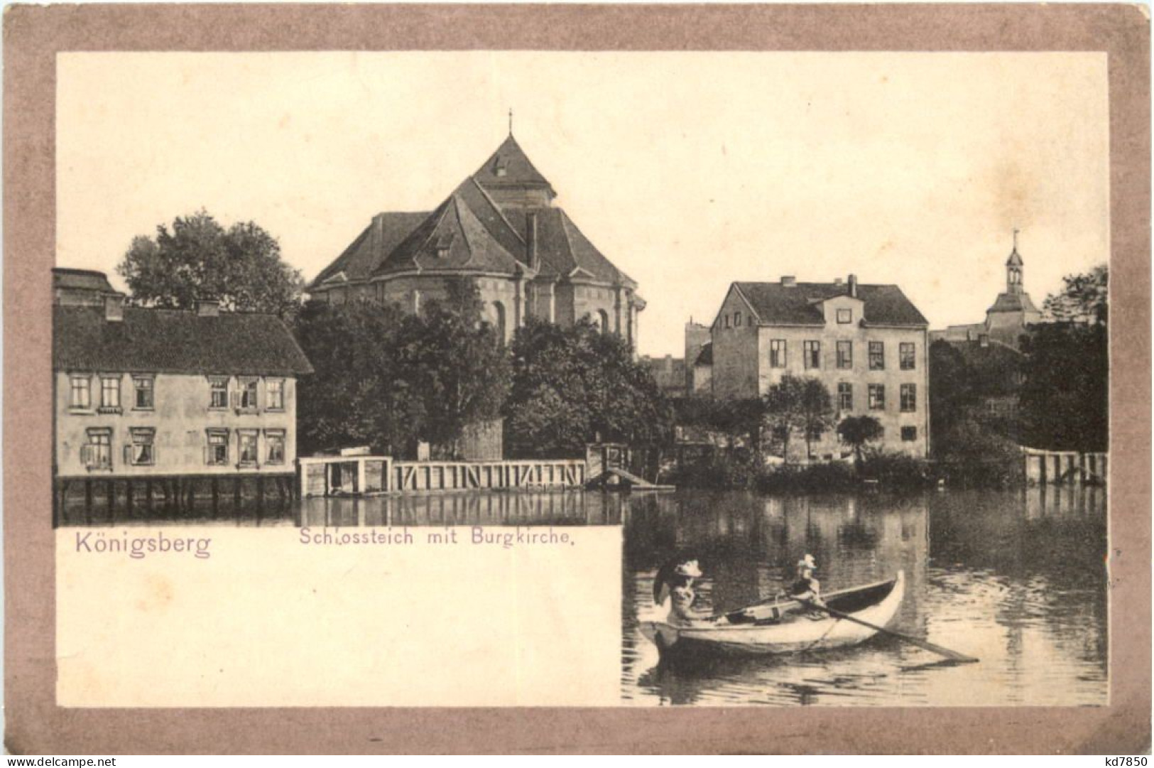 Königsberg - Schlossteich Mit Burgkirche - Ostpreussen