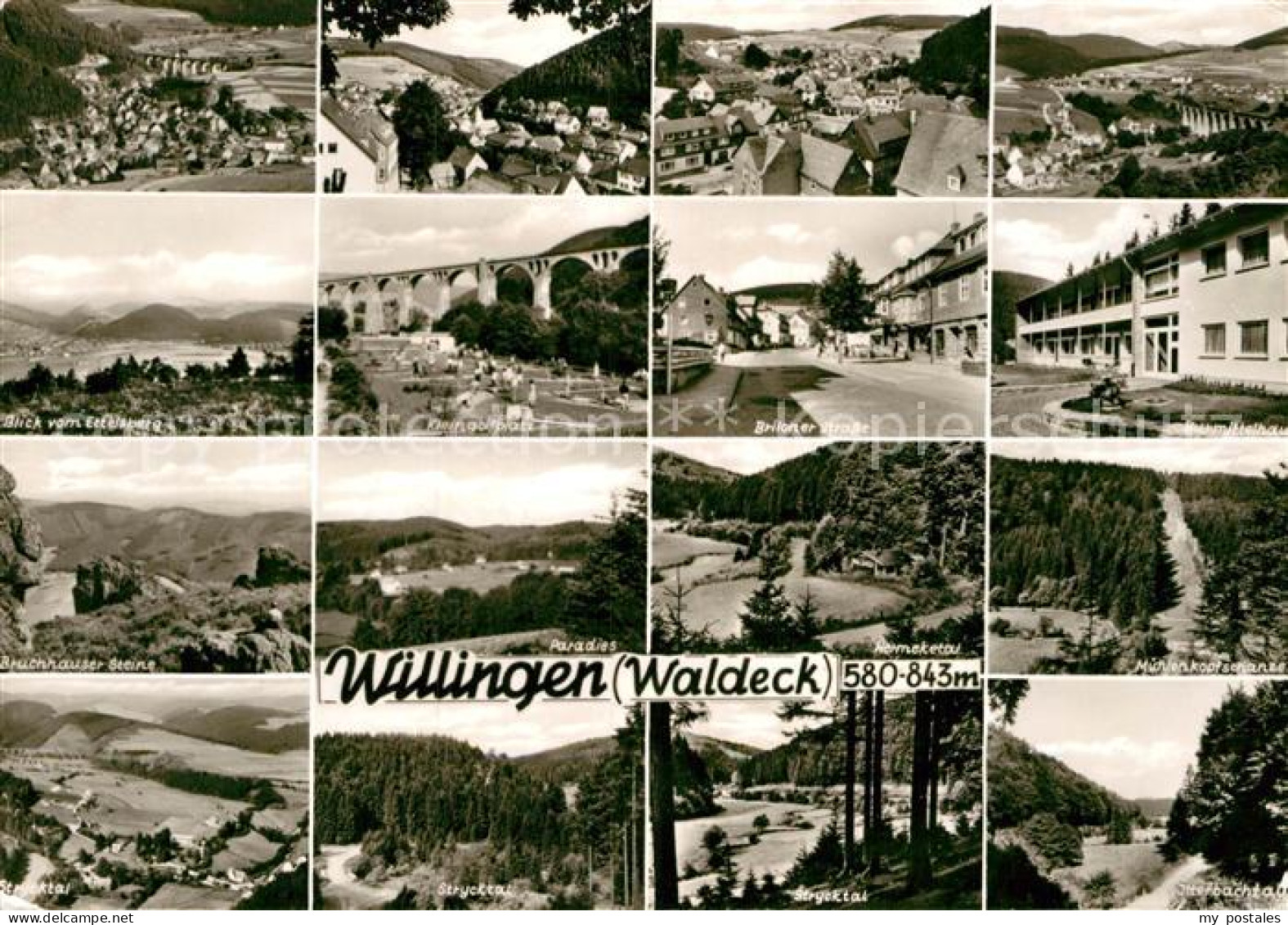 72951656 Willingen Sauerland Teilansichten Landschaftspanorama Minigolf Viadukt  - Other & Unclassified