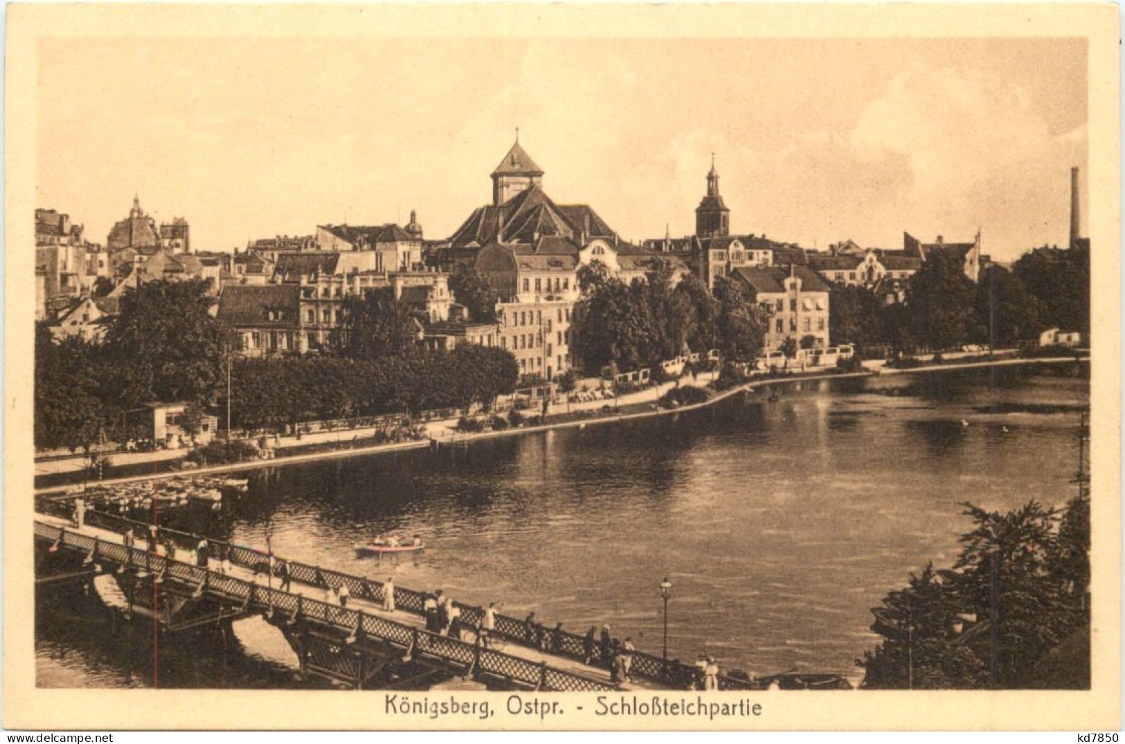 Königsberg - Schlossteichpartie - Ostpreussen