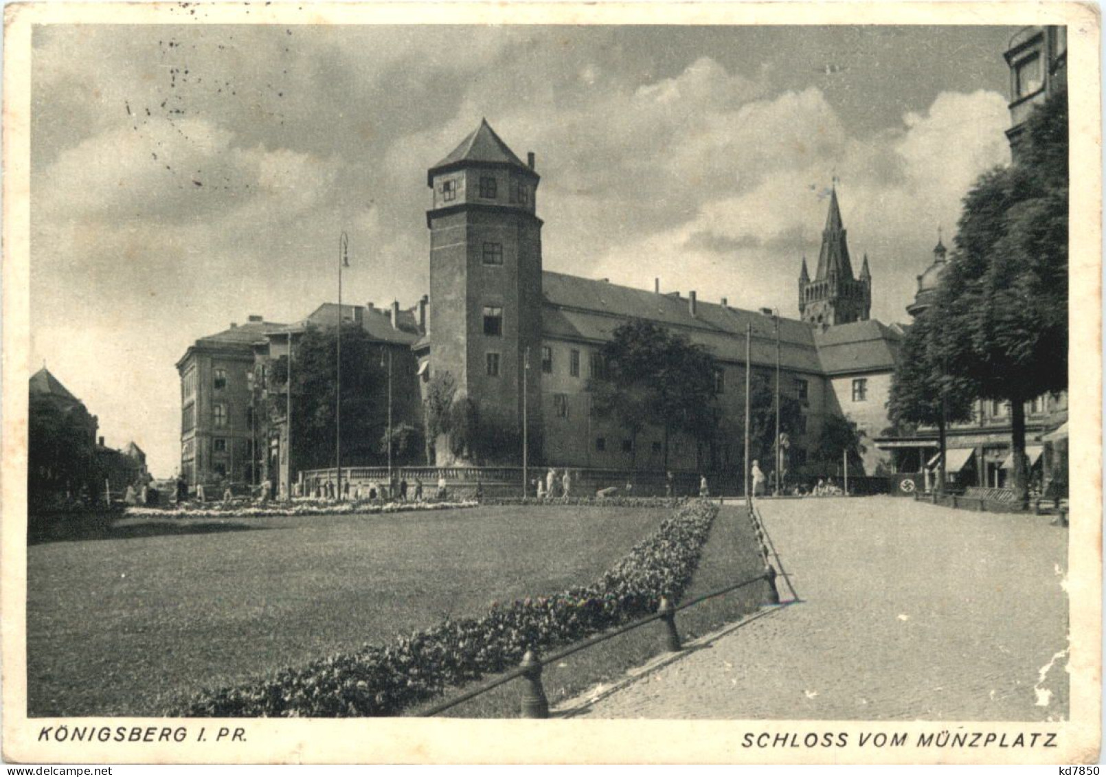 Königsberg - Schloss Vom Münzplatz - Ostpreussen