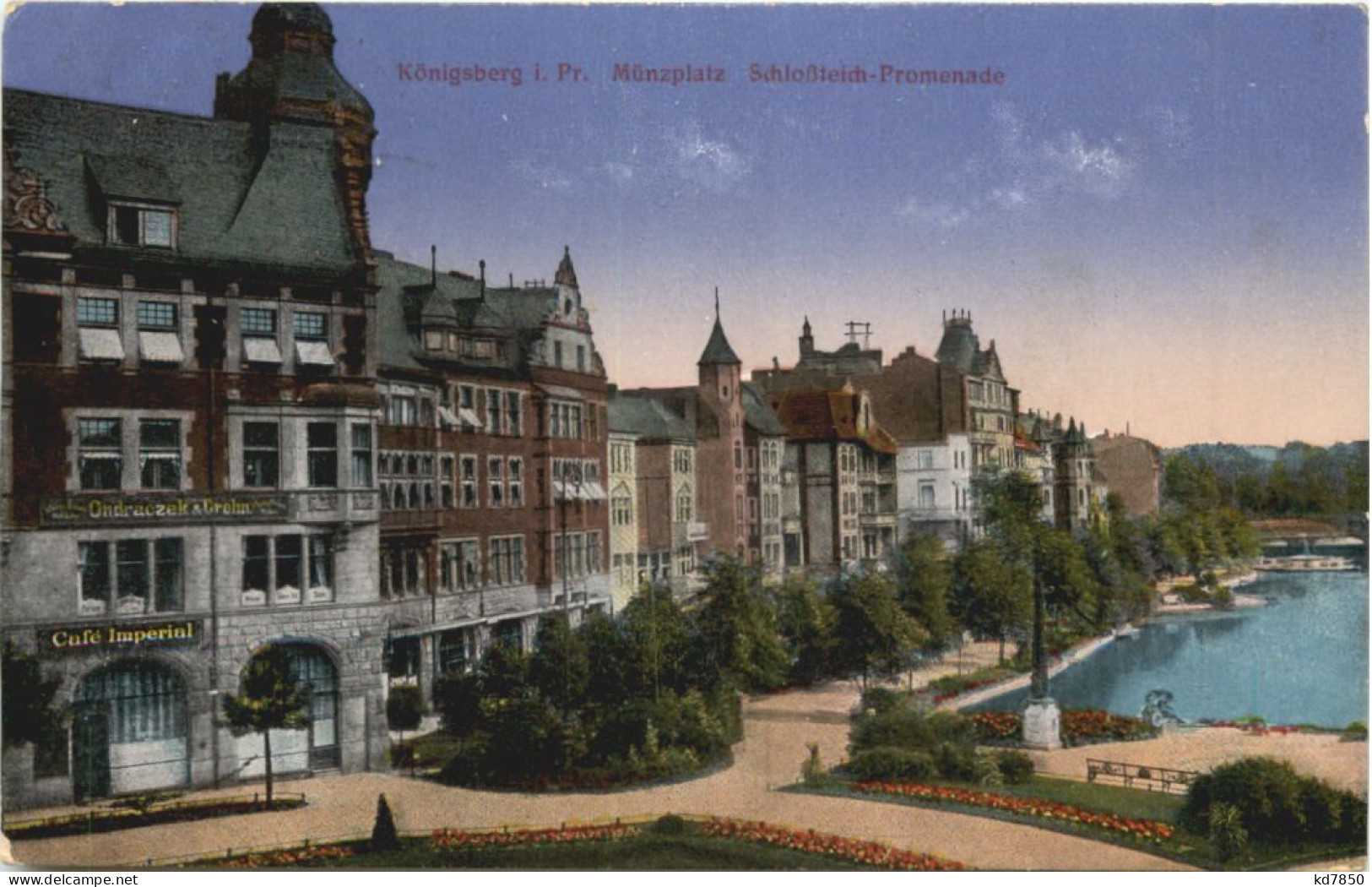 Königsberg - Münzplatz - Schlossteich-Promenade - Ostpreussen