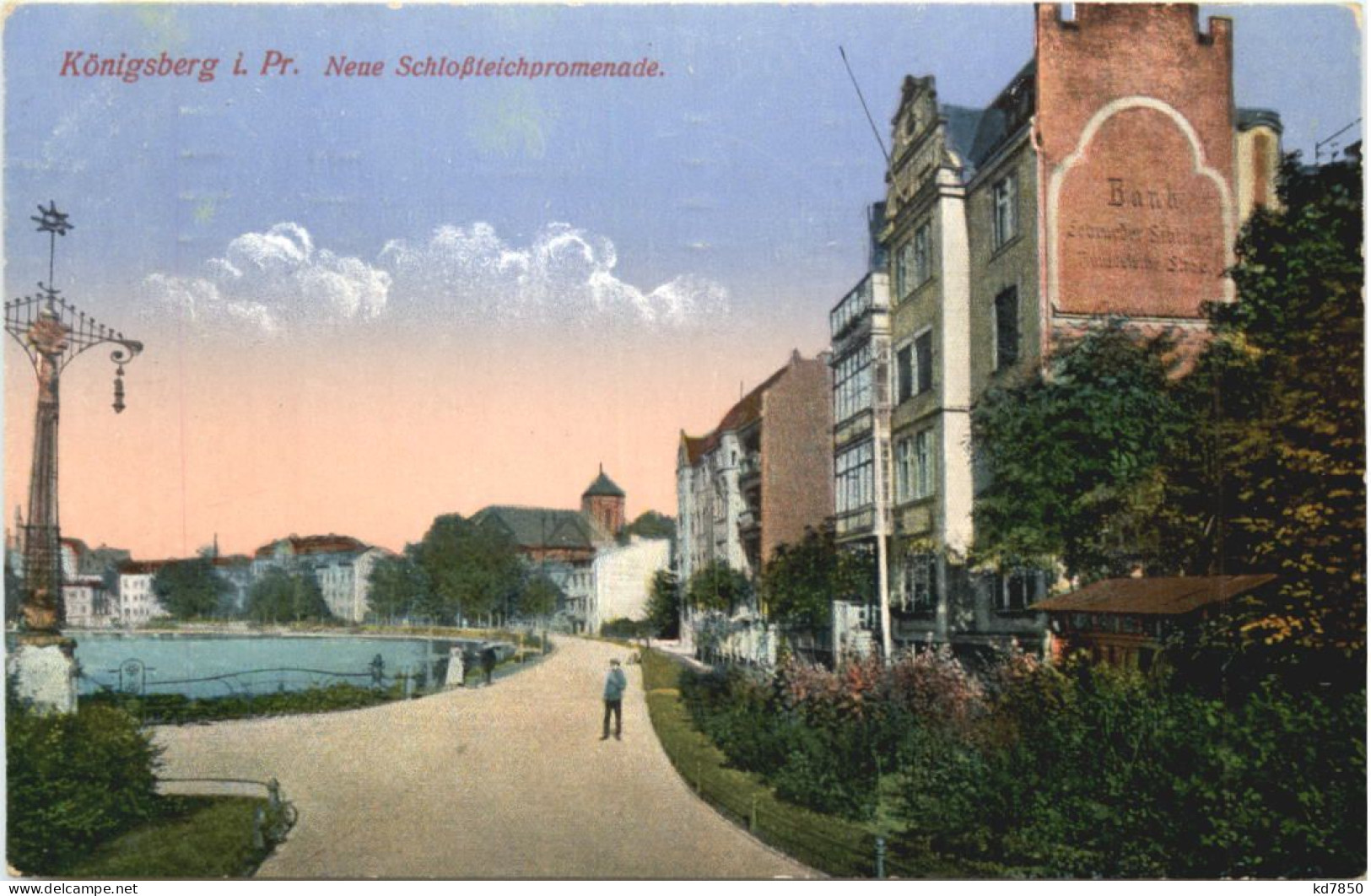 Königsberg - Neue Schlossteichpromenade - Ostpreussen