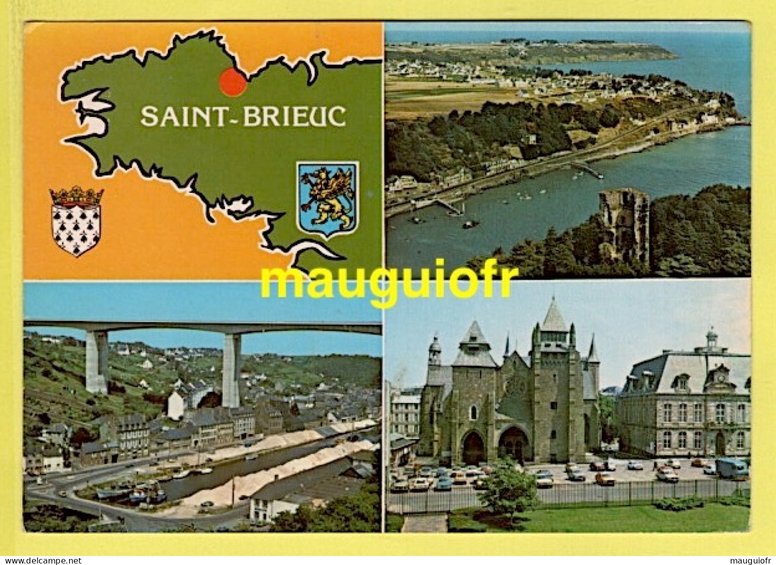 22 CÔTES D'ARMOR / SAINT-BRIEUC / DIFFERENTS ASPECTS DE LA COMMUNE / CARTE MULTIVUES - Saint-Brieuc