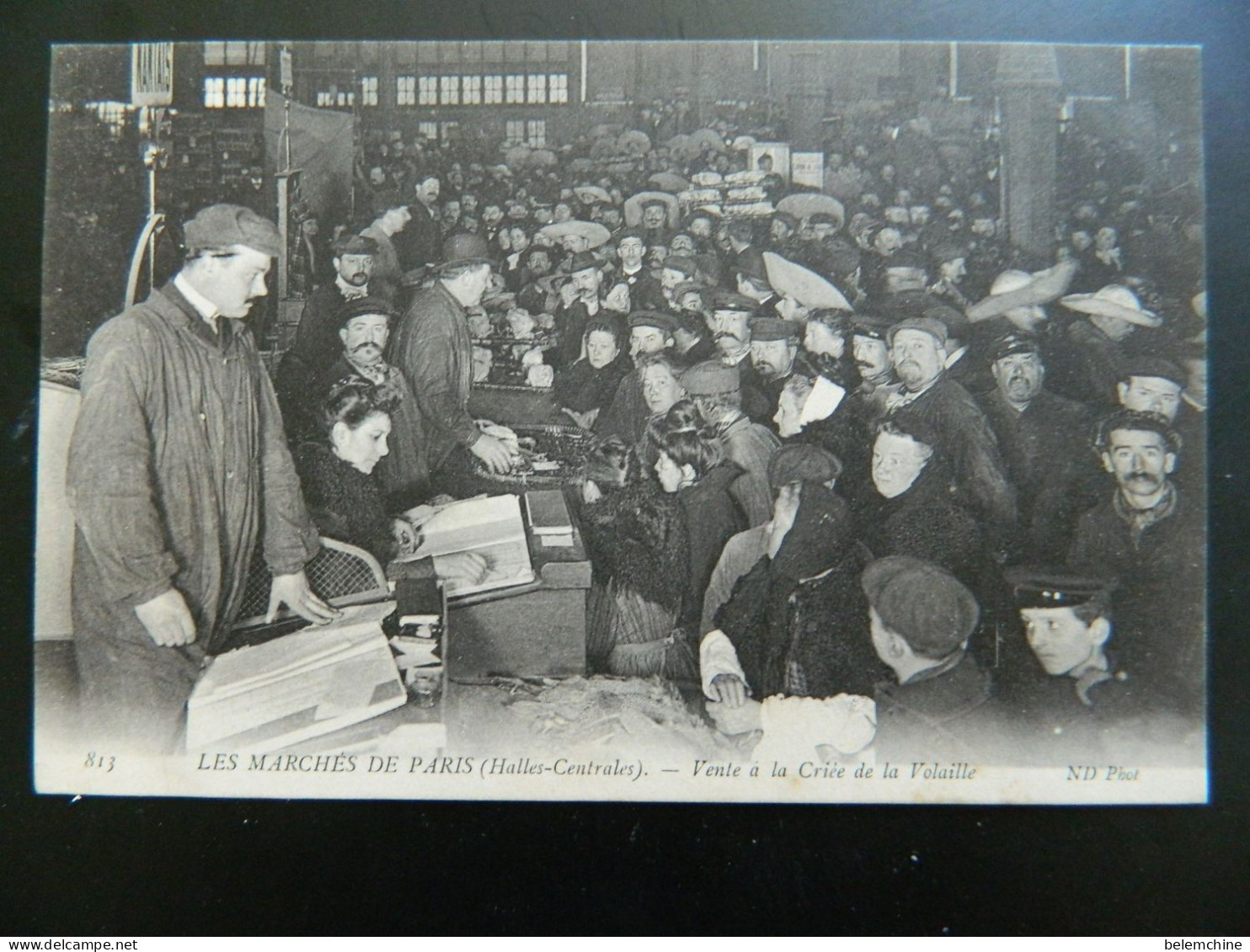 LES MARCHES DE PARIS                HALLES CENTRALES            VENTE A LA CRIEE DE LA VOLAILLE - Autres & Non Classés