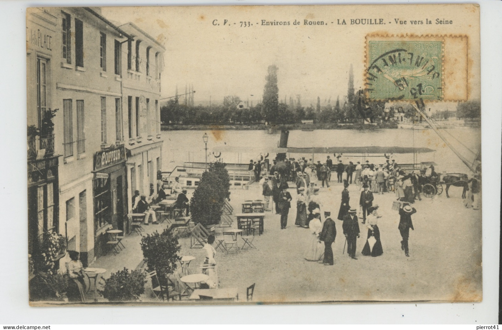 ROUEN (environs) - LA BOUILLE - Vue Sur La Seine - La Bouille