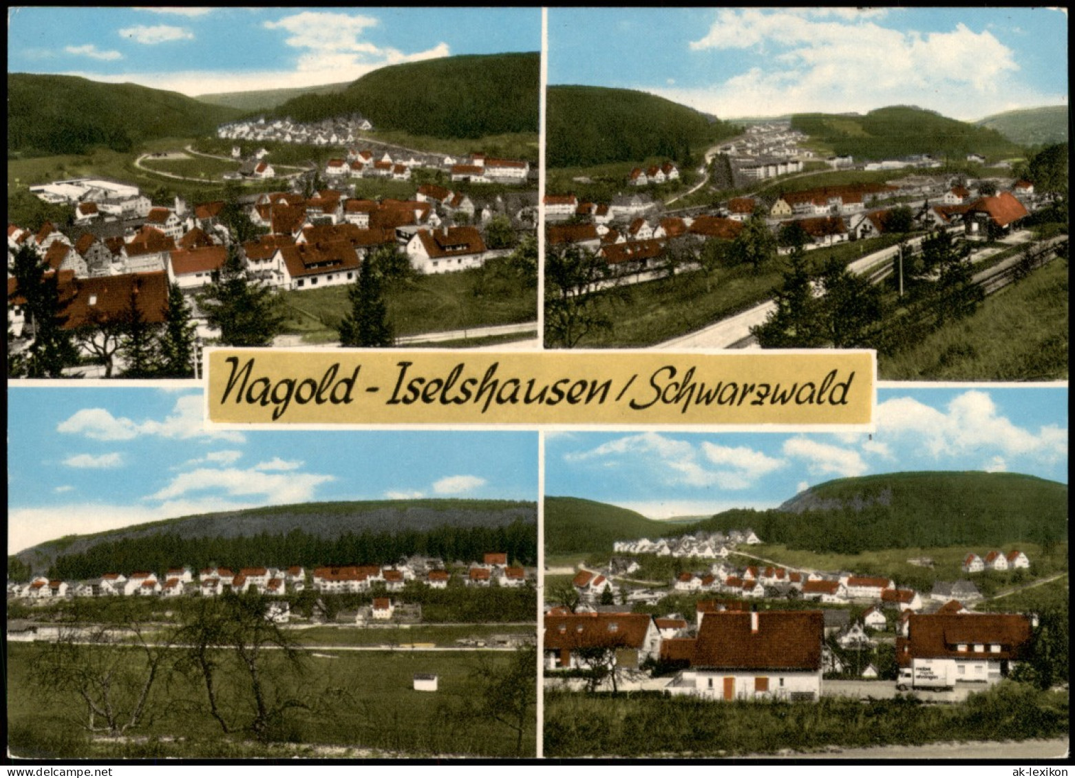 Ansichtskarte Nagold Iselshausen: Stadtansichten 1978 - Autres & Non Classés