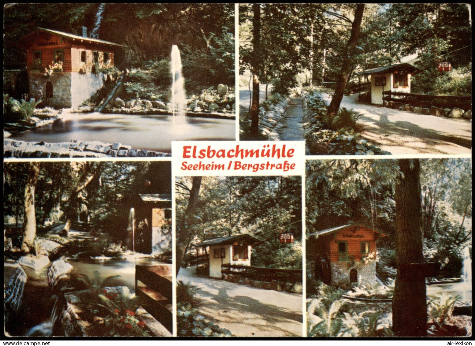 Ansichtskarte Seeheim-Jugenheim Elsbachmühle Im Ober-Beerbacher Tal MB 1978 - Andere & Zonder Classificatie