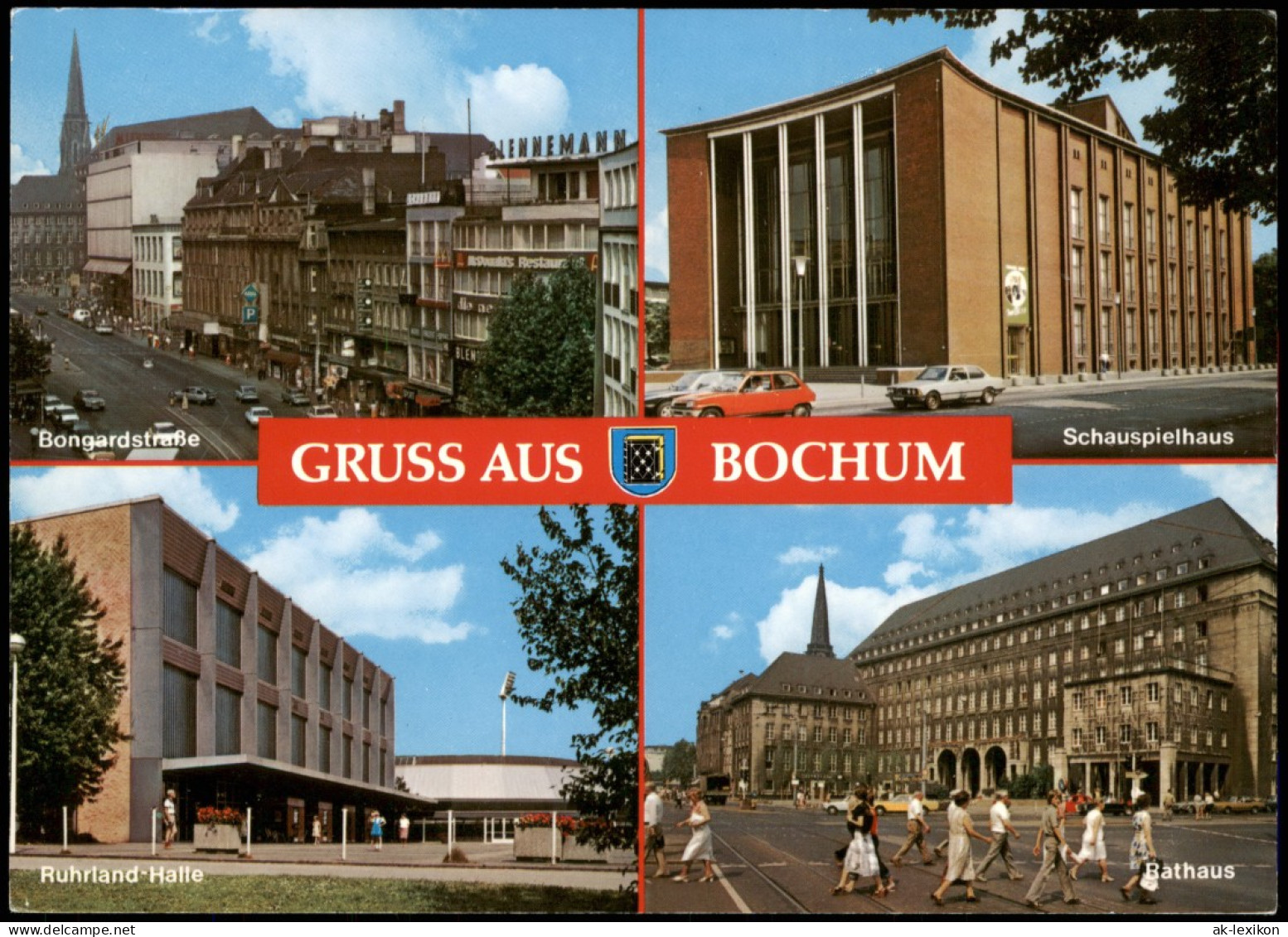 Ansichtskarte Bochum Bongardstraße, Schauspielhaus 1994 - Bochum