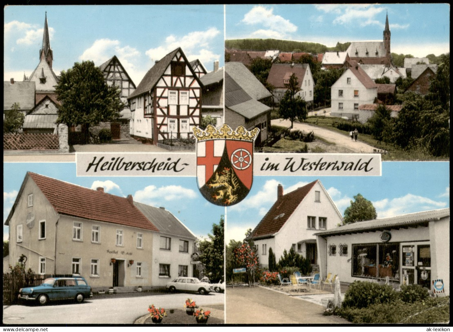 Heilberscheid (Westerwald) Stadtansichten, Cafe, Gasthaus B. Montabaur 1972 - Other & Unclassified