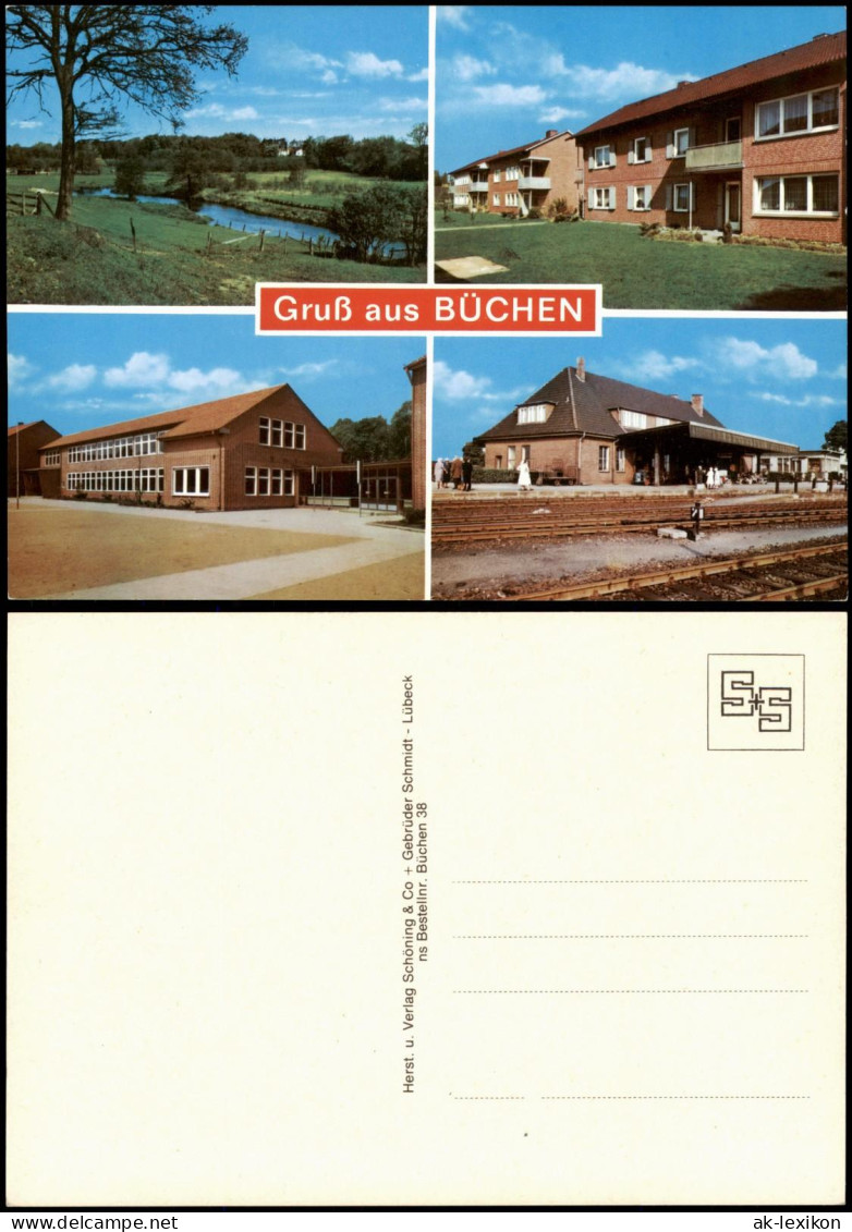 Ansichtskarte Büchen (b Lauenburg) Umland, Neubauten, Bahnhof 1981 - Autres & Non Classés