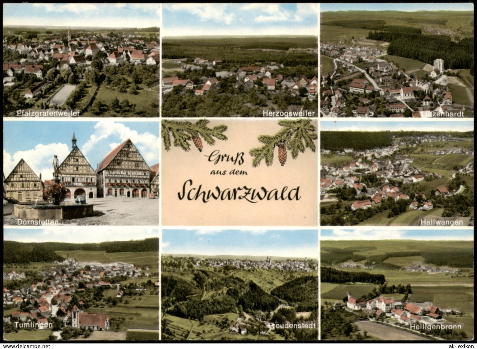 .Baden-Württemberg Schwarzwald Städte Tumlingen, Hallwangen, Heiligenbronn 1976 - Autres & Non Classés