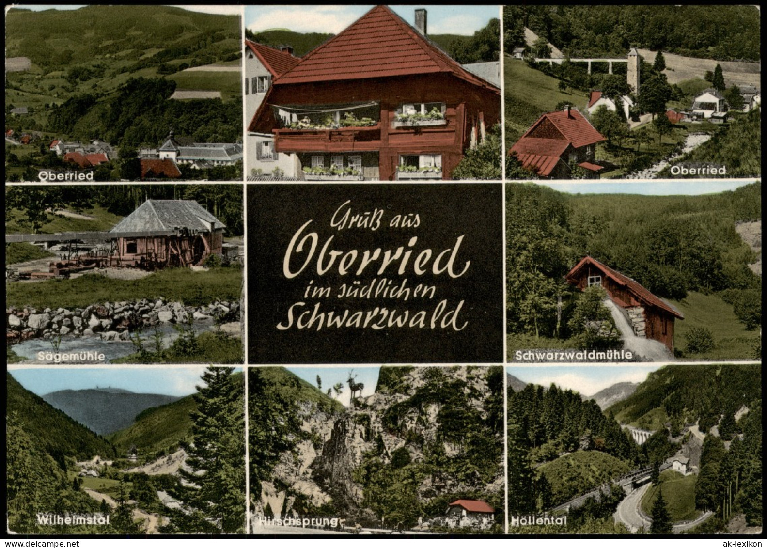 Ansichtskarte Oberried (Breisgau) Sägemühle, Stadtansichten 1965 - Autres & Non Classés