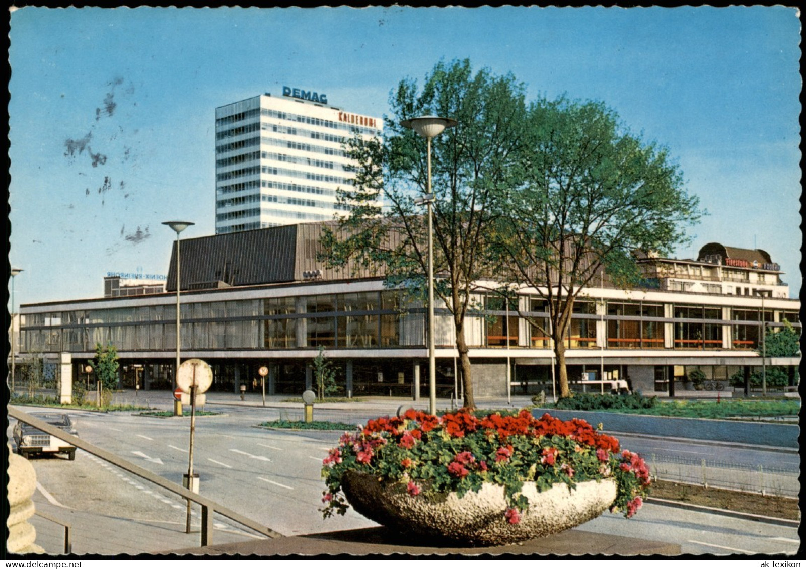 Ansichtskarte Duisburg Straßenpartie An Der Mercatorhalle 1966 - Duisburg