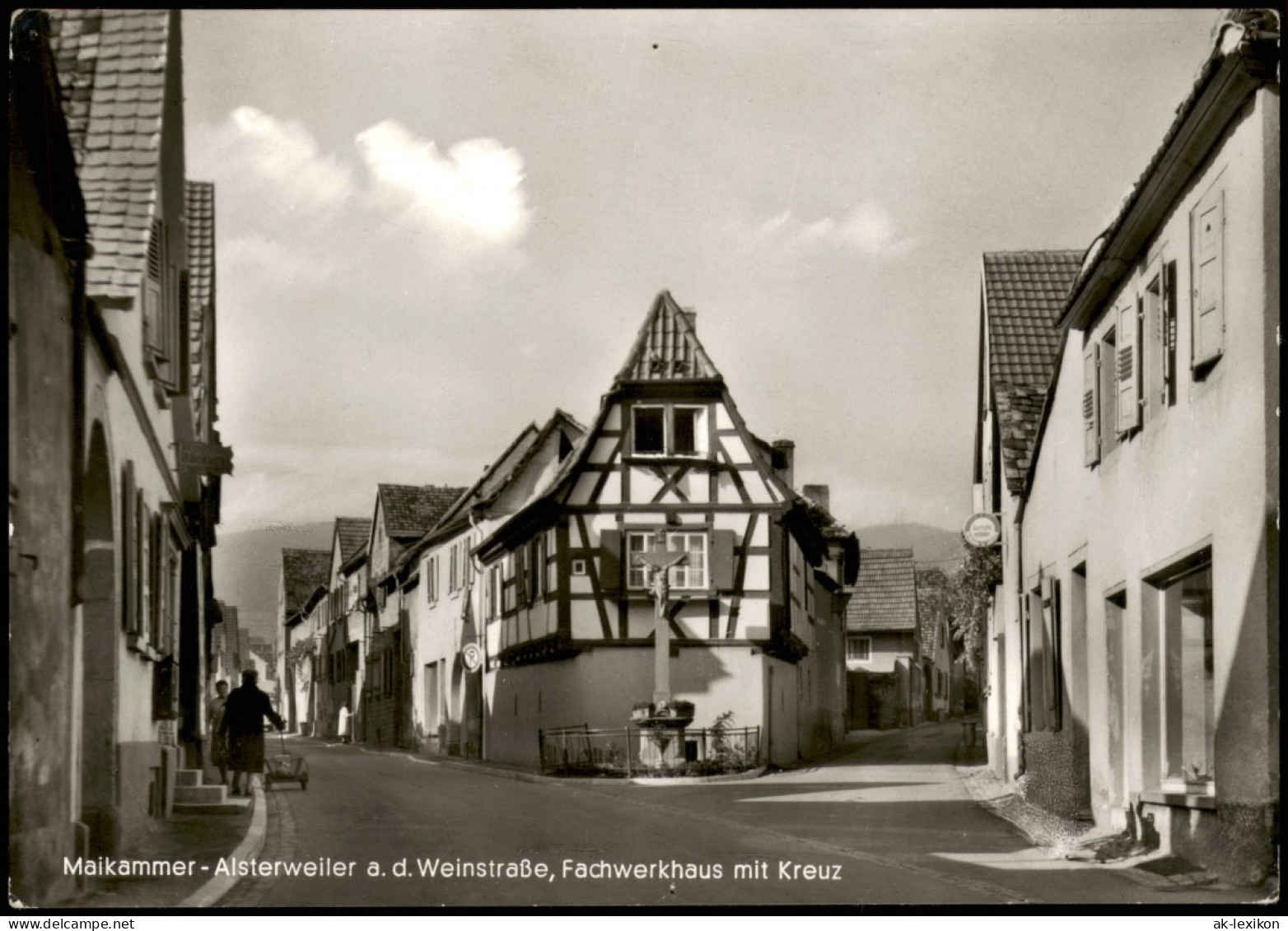 Maikammer Alsterweiler A. D. Weinstraße, Fachwerkhaus Mit Kreuz 1967 - Sonstige & Ohne Zuordnung