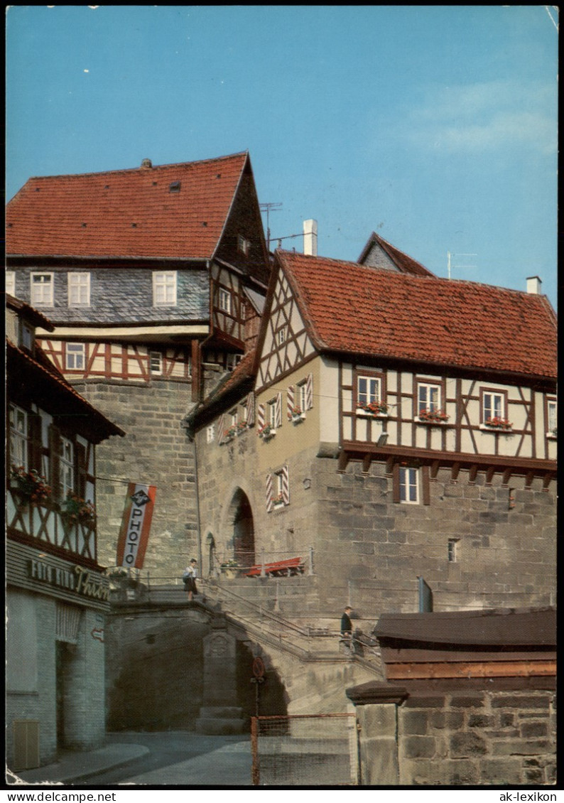 Ansichtskarte Kronach Bamberger Tor, Fotogeschäft 1972 - Kronach