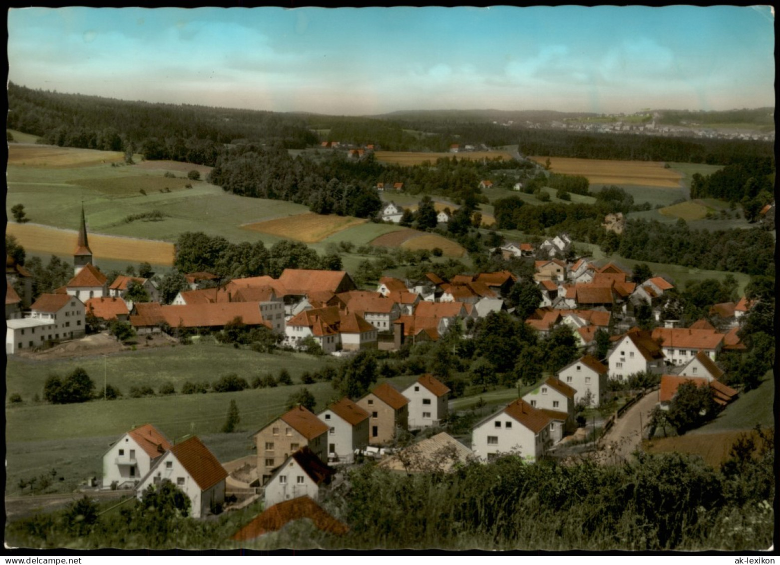 Ansichtskarte Fischbach-Kronach Panorama, Von Gasthof Söllner 1972 - Kronach