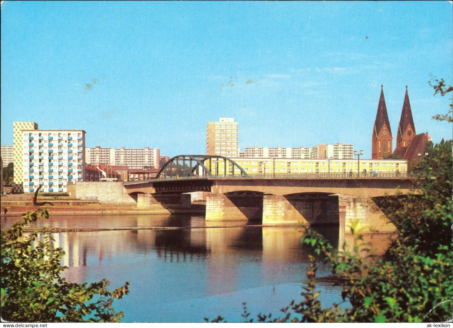 Frankfurt (Oder) Blick Von Der VR Polen -  Brücke Der Freundschaft 1981 - Frankfurt A. D. Oder