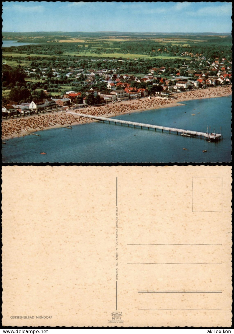 Ansichtskarte Niendorf-Timmendorfer Strand Luftbild 1972 - Altri & Non Classificati