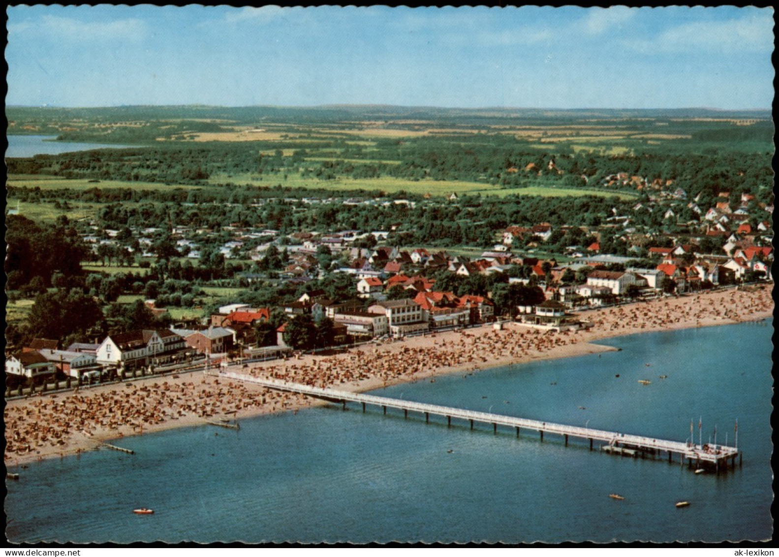 Ansichtskarte Niendorf-Timmendorfer Strand Luftbild 1972 - Altri & Non Classificati