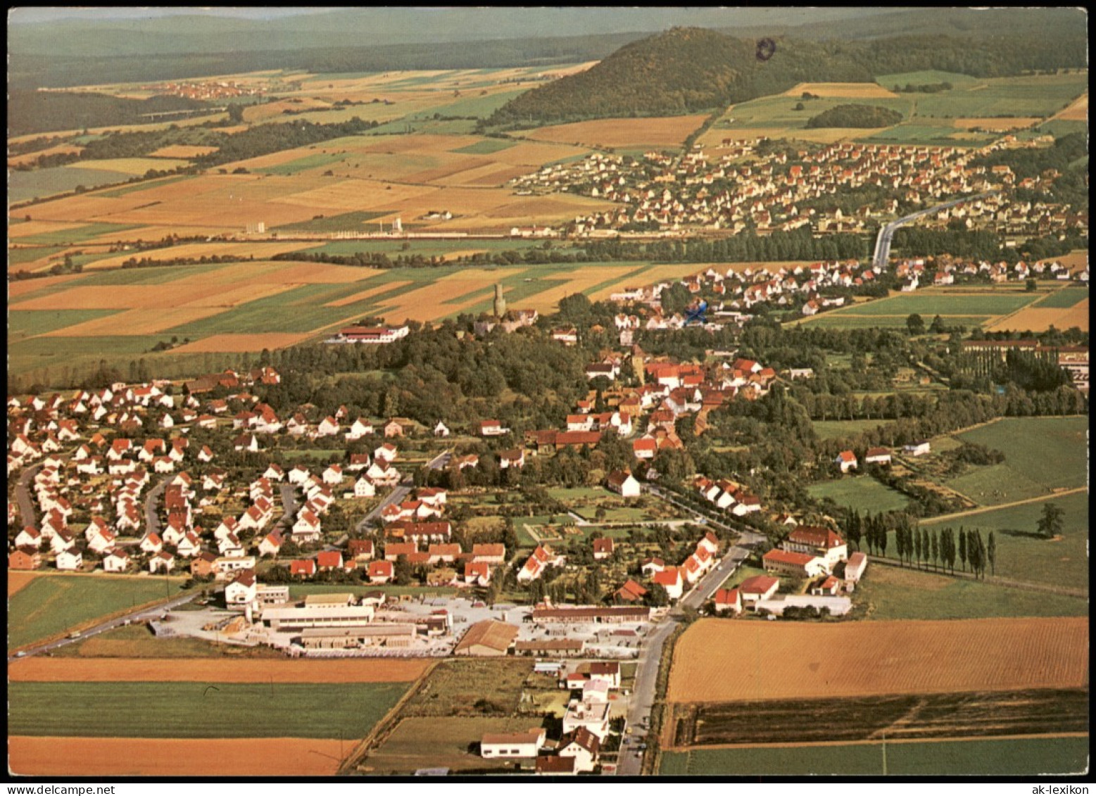 Ansichtskarte Felsberg (Hessen) Luftbild 1977  Gel. Unfrankiert Mit Stempel - Andere & Zonder Classificatie