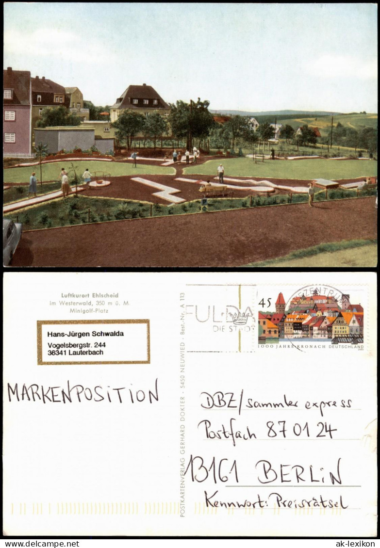 Ansichtskarte Ehlscheid Westerwald, Minigolf-Platz 1993 - Other & Unclassified