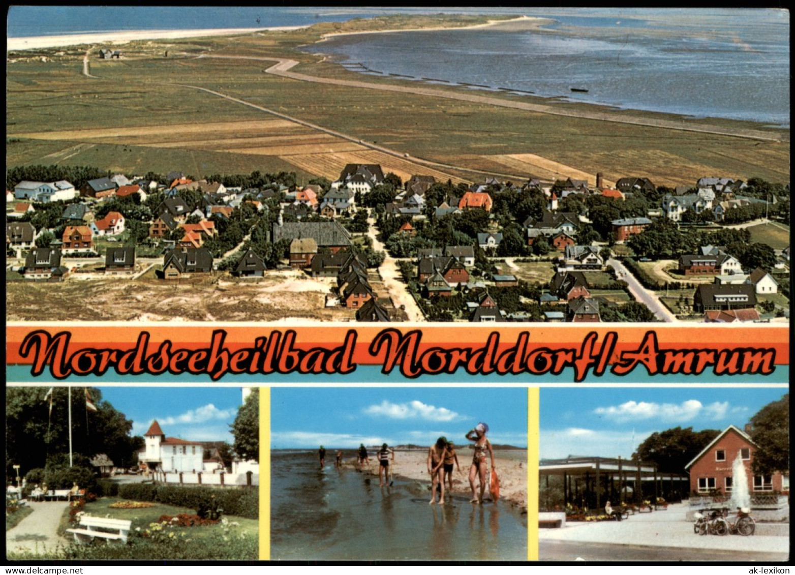Norddorf Auf Amrum Noorsaarep | Nordtorp Mehrbildkarte Mit 4 Ortsansichten 1976 - Altri & Non Classificati