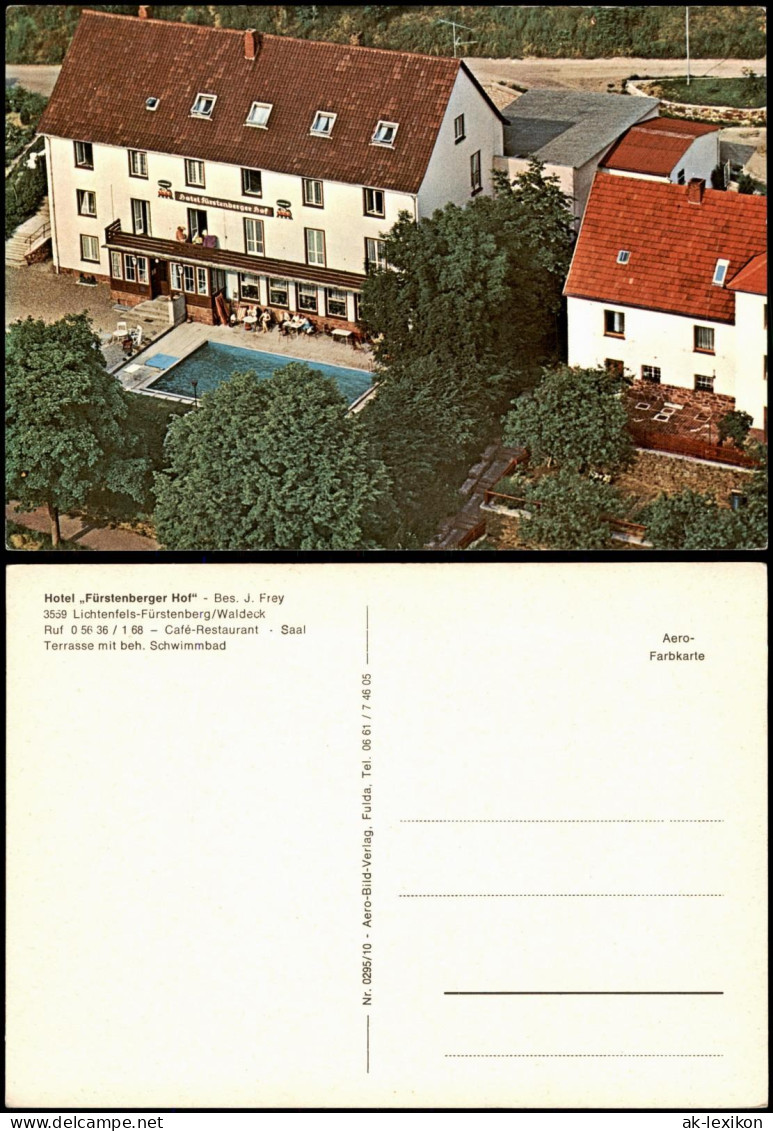 Fürstenberg-Lichtenfels Hotel Fürstenberger Hof Bes.  Der Vogelschau-P. 1970 - Other & Unclassified