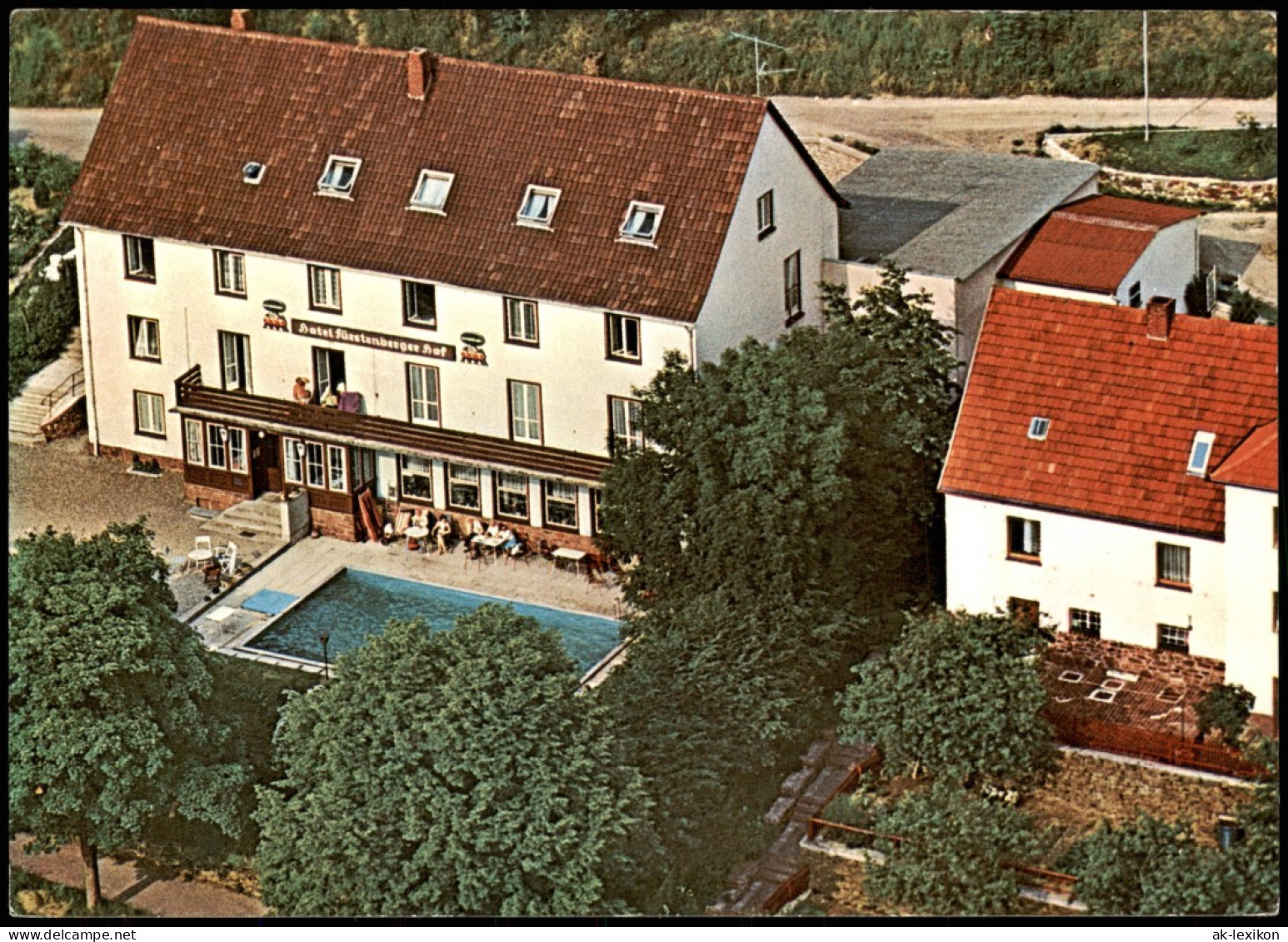 Fürstenberg-Lichtenfels Hotel Fürstenberger Hof Bes.  Der Vogelschau-P. 1970 - Other & Unclassified
