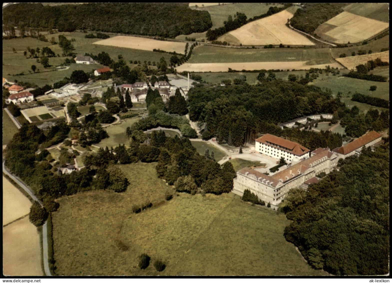 Ansichtskarte Bad Hermannsborn-Bad Driburg Luftbild Luftaufnahme 1974 - Bad Driburg