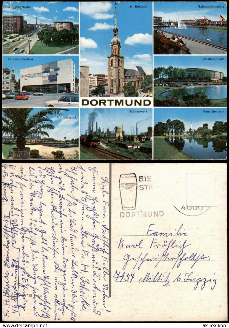 Ansichtskarte Dortmund Kleppingstraße, Bahnhofsvorplatz, Westfalenhalle 1983 - Dortmund