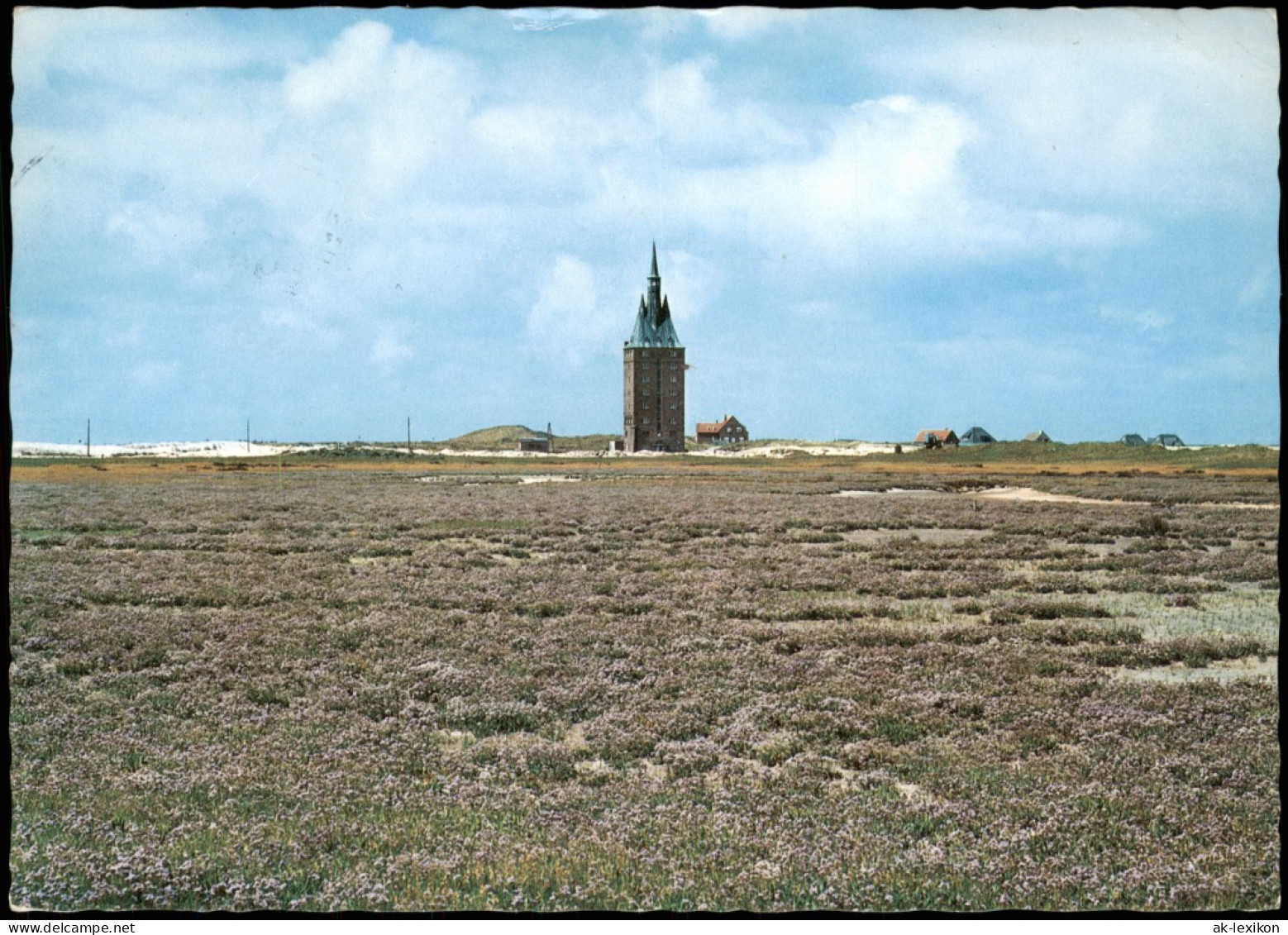 Ansichtskarte Wangerooge Blick über Das Vogelschutzgebiet Zum Westturm 1978 - Wangerooge