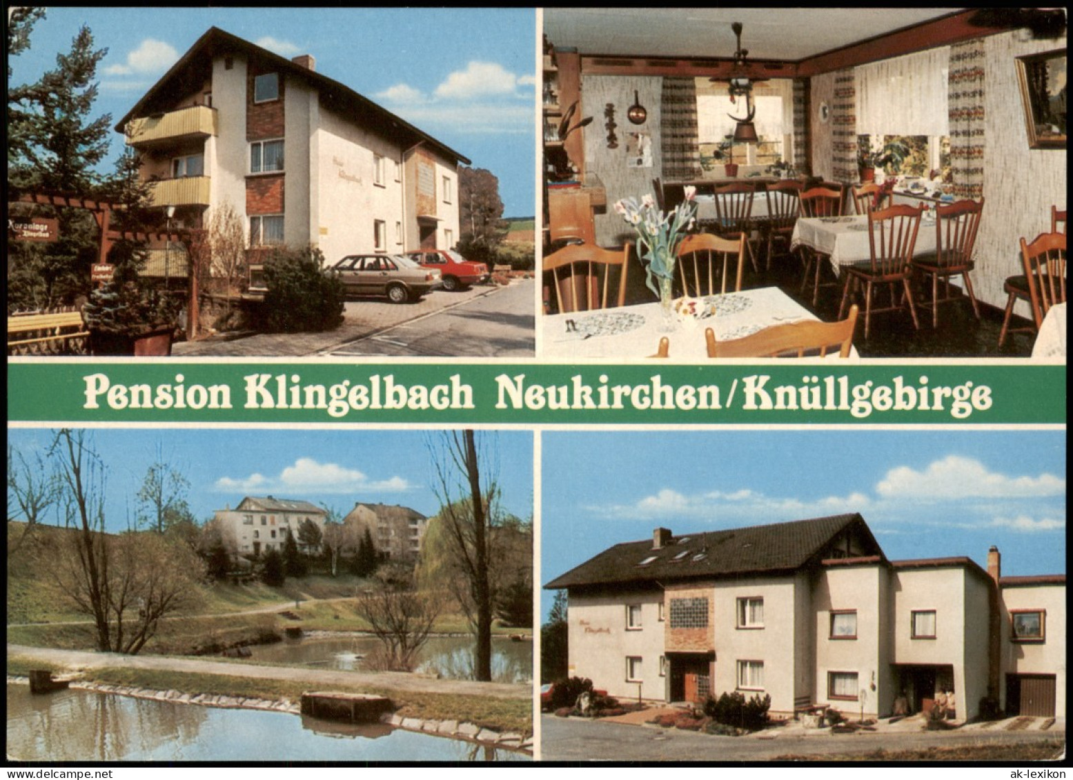 Ansichtskarte Neukirchen (Knüll) Pension Klingelbach 4 Bild 1982 - Altri & Non Classificati