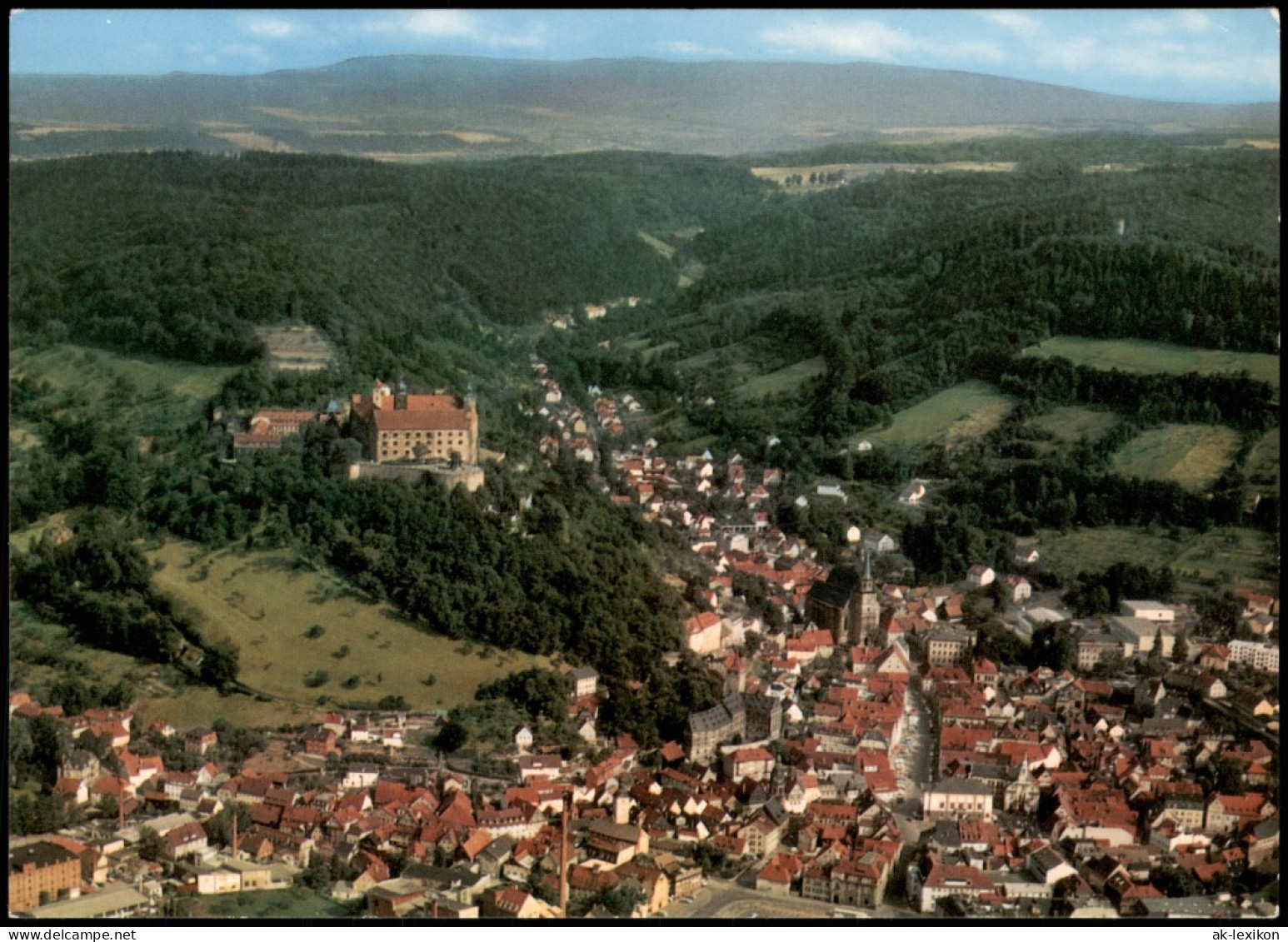 Ansichtskarte Kulmbach Luftbild Mit Plassenburg 1978 - Kulmbach